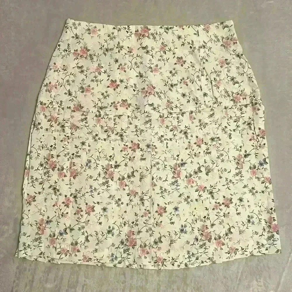 VINTAGE Rampage - Pleated Floral Skirt - Women’s 7